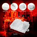 Orange Fairy Lights Outdoor Waterproof 10ft 30 Led Halloween String Battery Operated With Timer Clear Wire For Indoor And