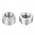 Uxcell Self -clinching Nuts 1 4-20 X 0 25-inch Stainless Steel Rivet Nut Round Head Metal Sheet Mounting Hardware Fastener