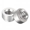 Uxcell Self -clinching Nuts 1 4-20 X 0 25-inch Stainless Steel Rivet Nut Round Head Metal Sheet Mounting Hardware Fastener