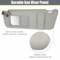X Autohaux 2pcs Sun Visor Assembly Kit W Mirror For Toyota Camry And Hybrid 2007-2011 Left Right Side O Sunroof Light