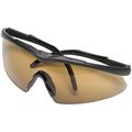 Essential Euro Safety Glasses 10083076 Dark Brown Lenses With Uv Protection Metal Frame Unisex Style 
