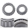 Set Of 4 25520 125a Trailer Hub Wheel Bearing Kit Suitable For 1 25 To 1 75 5200-7000 Lbs Axle 12 Pcs Set