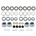 Set Of 4 25520 125a Trailer Hub Wheel Bearing Kit Suitable For 1 25 To 1 75 5200-7000 Lbs Axle 12 Pcs Set