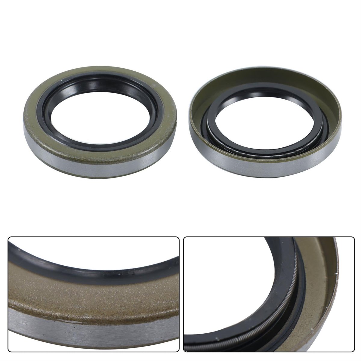 Set Of 4 25520 125a Trailer Hub Wheel Bearing Kit Suitable For 1 25 To 1 75 5200-7000 Lbs Axle 12 Pcs Set