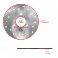 Caltric Rear Brake Disc Rotor Compatible With Polaris Magnum 325 500 2x4 4x4 2001