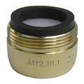Lasco 09-1983 Small Male Faucet Aerator With 13 16 X 27 Thread Polished Brass 