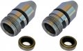 2-pack Th350 Th350c Housing Bullet Speedometer Speedo Sleeve Adapter Th-350 250 