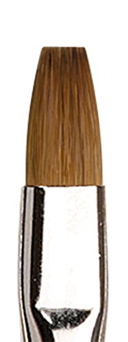 Da Vinci Watercolor Series 1311 Maestro Paint Brush One Stroke Flat Kolinsky Red Sable Size 6