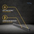 Rv Rubber Window Seal Epdm Sponge Compound With Acrylic Adhesive Backing 0 187 In H X 375 W Rps-26 10 Ft