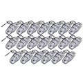 20 Pack Universal Side Marker Trailer Lights Clear Lens Amber Light Clearance Lamps Waterproof For Truck Rv Bus Atv And Heavy 