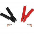 Ocpty Jumper Cable Clamps Replacement Heavy Duty Insulated Alligator Clips Battery Charging Connector Kit For Car Auto Vehicle 