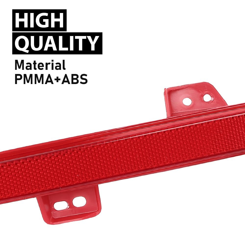 Rear Bumper Reflector Light Tail Lamp Case Right For Honda Accord 2018 2019 2020 2021 2022 Red Pmma Abs Material Part Number