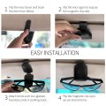 Dodge Challenger Magnetic Sunglass Holder Black Faux Leather Car Sun Visor Mount Clip Official Licensed 2 5 In X 1 8 Model Bkt