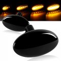 Eparts Smoke Lens Sequential Amber Led Fender Side Marker Light Turn Signal Lamp Assembly Replacement For 2002 2007 Subaru 
