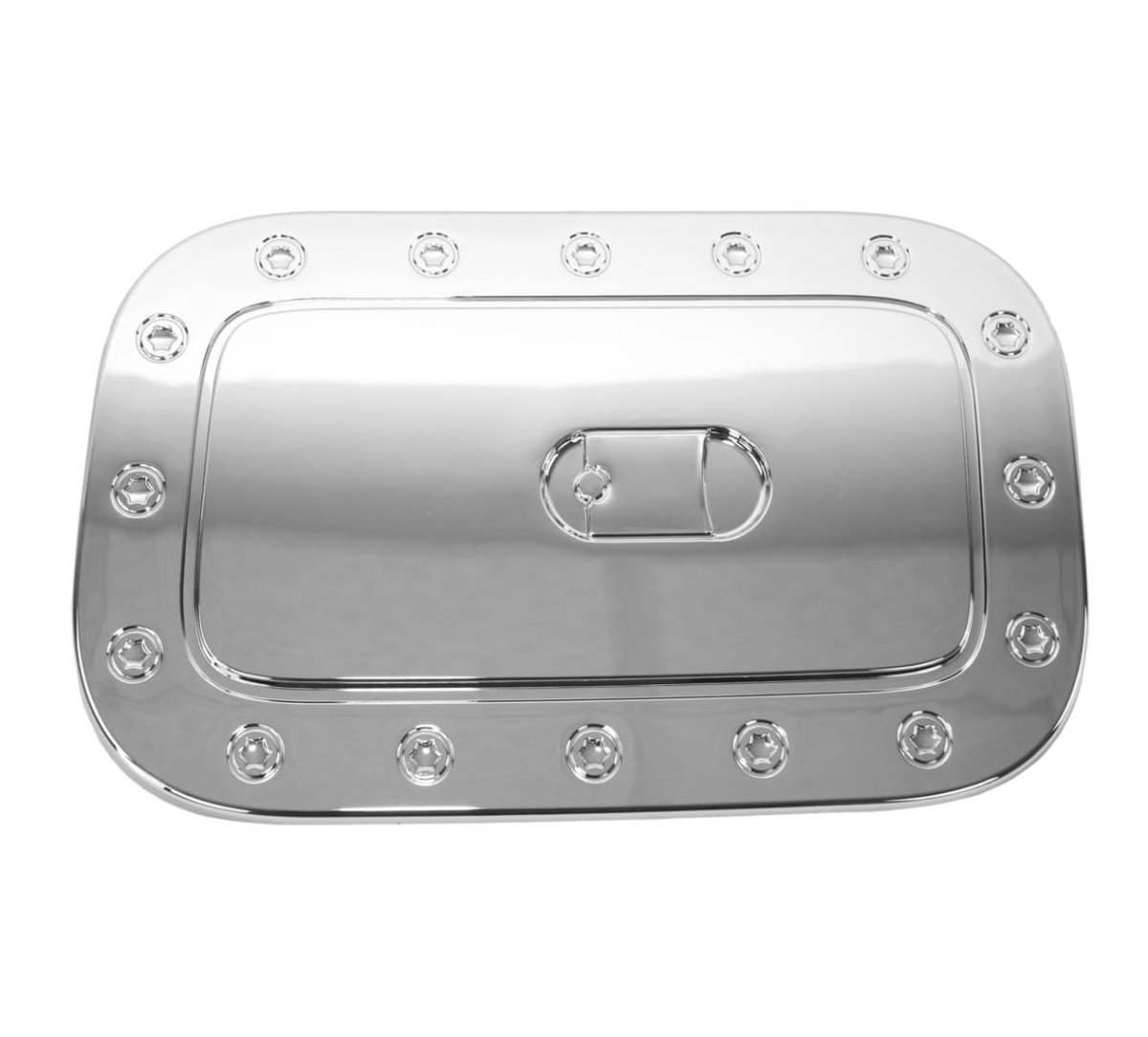 Razer Auto Triple Chrome Gas Door Cover For Long Truck Bed Only Chrome 2015-2017 Chevy Colorado Gmc Canyon