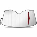 Ipick Image For Jeep Trailhawk Logo Universal Fit Enforced Stand-up Auto Windshield Sun Shade At Standard Size 54 X 27 5
