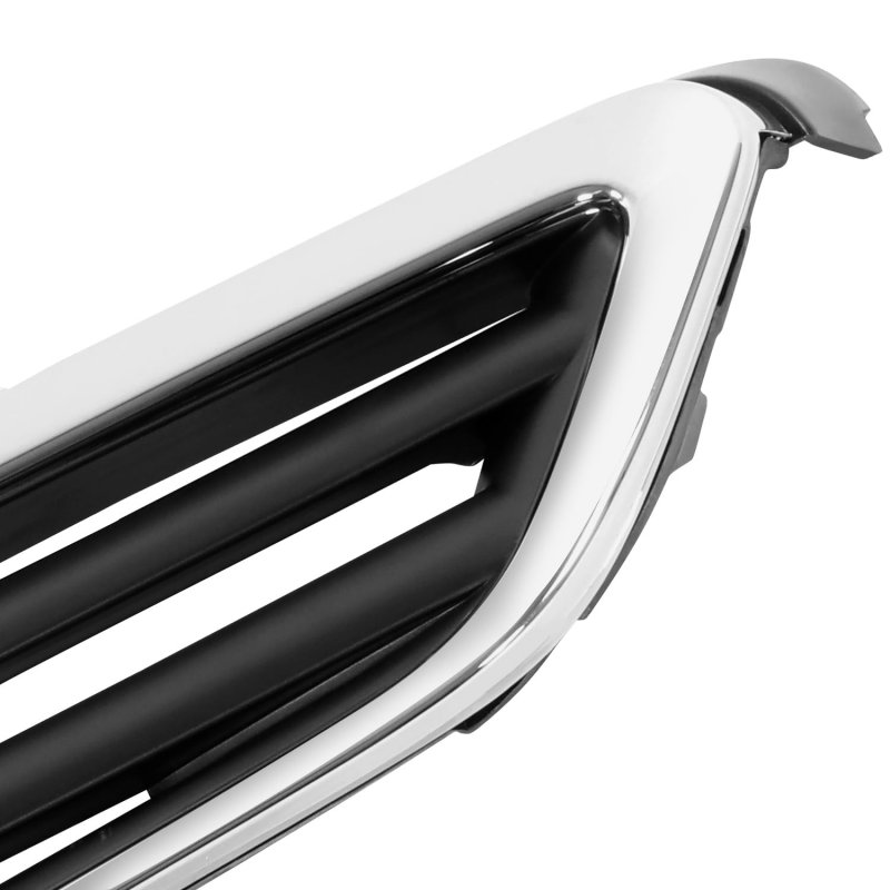 Front Bumper Grill Grille Assembly With Chrome Moulding For Honda Civic 1999 2000 Cx Ex Lx Dx Gx 4 Door Matte Black Ho1200143