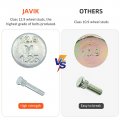 Javik Front Rear Wheel Studs 16 Pcs For Polaris Sportsman 550 850 1000 Scrambler