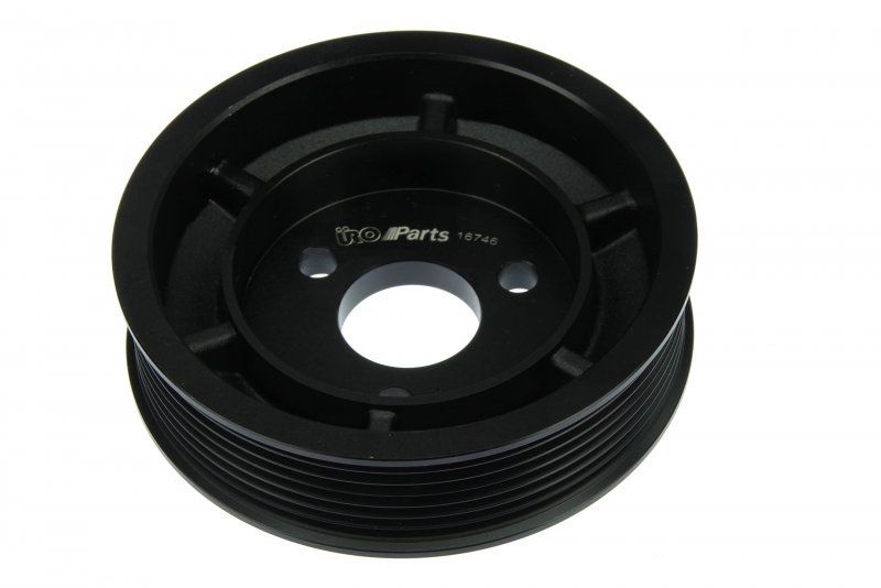 Power Steering Pump Pulley 32427553955prm High Strength Aluminum Black Machined Finish Vehicle Specific Fit