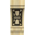Ekena Millwork Corw03x04x08disoblrw Diane Recessed W Ironcraft Solvang Inlay Wood Corbels 3 1 W X 4 D 8 H Rubberwood 