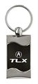 Acura Tlx Rectangular Black Car Key Chain Ring Fob 