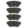 Front Brake Pads For Mitsubishi Eclipse Cross 2022 2023 2024 2025 4000 Hybridynamic Series Mechanical Wear Sensor 1 65in Height 