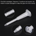 Uxcell 20 Pcs Epoxy Tubes Static Mixer 2 45-inch Plastic Resin Mixing Nozzle Tip For Ab Glue Adhesive Gun Applicator 50ml