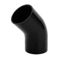 1 Pcs 90mm 3 54 Id Length 45 Degrees Black Car Silicone Hose Coolant Universal 
