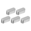 5pcs Round Ended Feather Key 4 X 10mm Carbon Steel Parallel Drive Shaft Stock Machine Keyway For Type Fastening Connection 