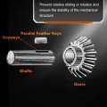5pcs Round Ended Feather Key 4 X 10mm Carbon Steel Parallel Drive Shaft Stock Machine Keyway For Type Fastening Connection