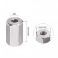 Uxcell M3 X 0 5-pitch 10mm Length 304 Stainless Steel Metric Hex Coupling Nut 20-pack