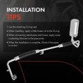 A-premium A C Accumulator With Hose Assembly Compatible Ford Taurus 2000-2001 Mercury Sable 3 0l Replace Xf1z19c836aa