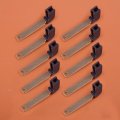 Cicitree 10pcs Uncut Smart Remote Emergency Key Blade Blank Insert Fob Compatible For Lexus Gs350 Es350 Gs450h