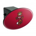 North Dakota State College Of Science Primary Logo Oval Tow Hitch Cover Trailer Plug Insert 2