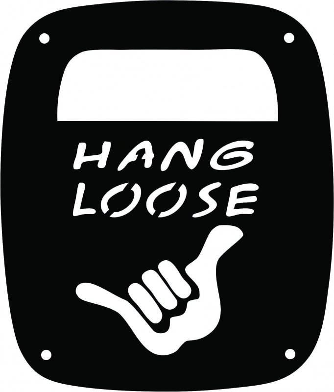 Hang Loose Tail Lamp Light Covers For Jeep Wrangler Yj And Tj Black Set Of 2 Uv Resistant Plastic Rear Guards