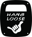 Hang Loose Tail Lamp Light Covers For Jeep Wrangler Yj And Tj Black Set Of 2 Uv Resistant Plastic Rear Guards