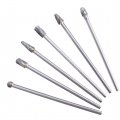 Carbide Alloy Rotary Burr Set 6pcs 6mm 1 4 Inch Shank 150mm Long Fit Tool For Woodworking Drilling Metal Craving Engraving 