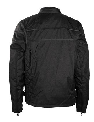Womens Reflective Piping Textile Motorcycle Jacket Size Xl X-large