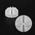Uxcell Plastic Wire Cube Connectors 36x20mm Grid Buckle Clip For Storage Shelving Cabinet Organizer White 32pcs