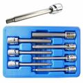 7 Pc Metric 3 8 Ex-long Socket Hex Allen Auto Bit Set 7pc 