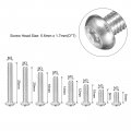 Uxcell M3 Torx Security Screws Kit M3x6 8 10 12 14 16 20 25mm 150pcs 304 Stainless Steel Round Head Tamper Proof Screw W 1pcs