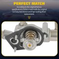 Ocpty Thermostat Housing Fit For Chevrolet Impala 2014-2018 For Equinox V6 2008-2015 Saturn Aura 2007-2009 Engine Coolant
