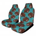 Stone Age Mammoth Car Seat Cover Universal Front Covers Auto Protector Fits For Truck 1pcs 