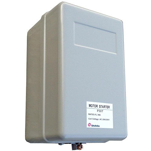 5 Hp Single Phase Magnetic Starter Motor Control 34 Amp 208 230v