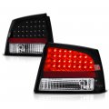 2006-2008 For Dodge Charger Black Bezel Led Tail Brake Light Housing Lamp Assembly Driver And Passenger Side Replacement 