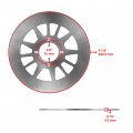 Caltric Front And Rear Brake Disc Rotor With Pads Compatible Yamaha Warrior 350 Yfm350x 1990 1991 1992-2004