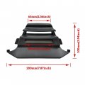 Sautvs Front Center Fairing With Accent Light For Can Am Ryker 19-23 Black Can-am 600 900 Rally Edition 2019-2023 Replace