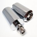 Httmt- Chrome Frame Slider Crash Protector Compatible With 1999-2002 Yzf R6 Yzfr6