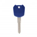Liru Blue Motorcycle Uncut Blade Blank Key For Kawasaki Ninja250 Zx250r Ex250 Ninja300 Zx300r Ex300 Er-6n