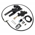 Changcheng Dirt Bike Surron Rear Foot Brake Kit Aluminum Cnc For Light Bee X S Segway X160 X260 Electric Black